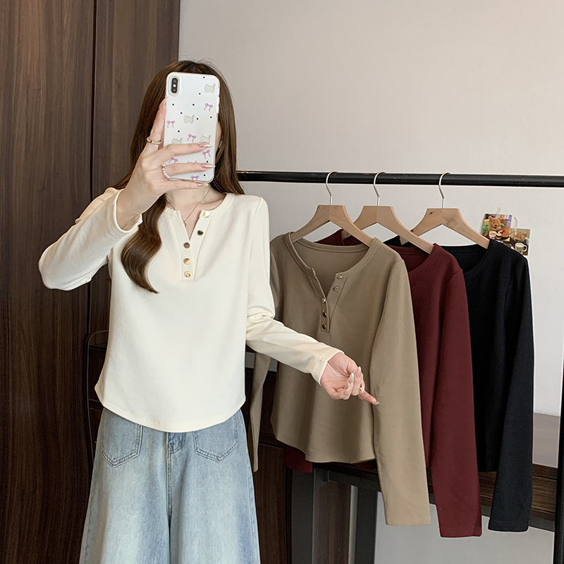Plus Size Women’s Slim Fit Long Sleeve T-Shirt Fall 2026